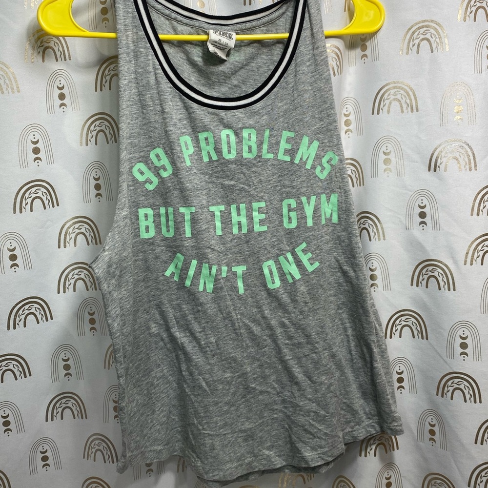 Victoria's Secret Pink Gray Tank Top